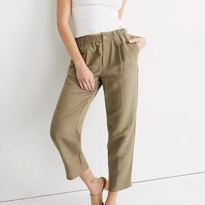 MOVING SALE Madewell Linen Blend Track Trousers